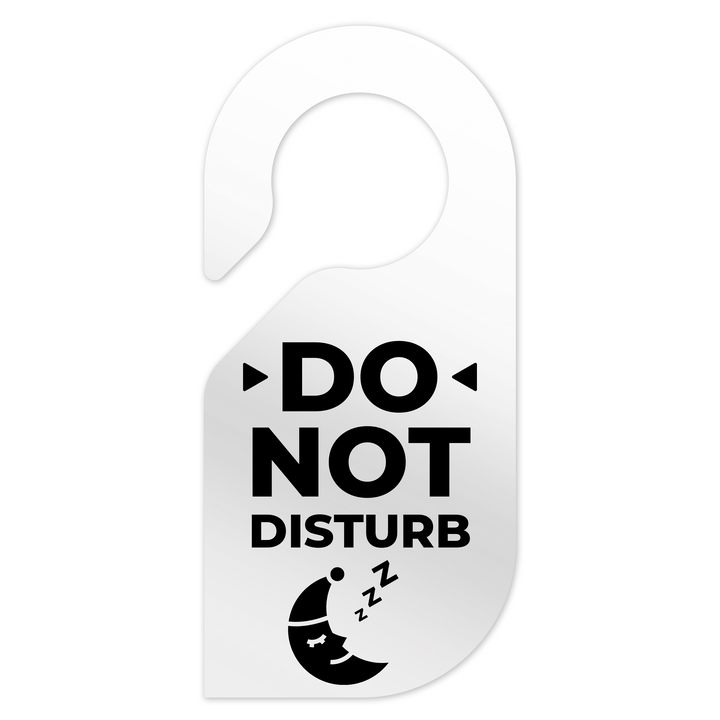 Door Signs - Don't Disturb Door Signs - Clear Acrylic Door Signs - Don't Disturb Door Signs - Clear Acrylic