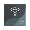 Акрилова табличка "Wi-Fi" — "Gray Calm" Дизайн