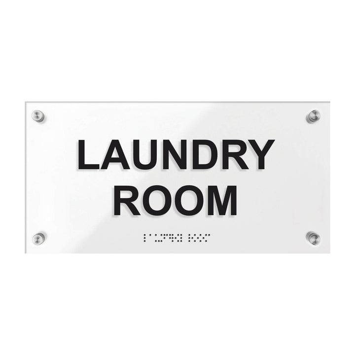 Laundry Room Sign - Acrylic Plate "Classic" Design Laundry Room Sign - Acrylic Plate "Classic" Design