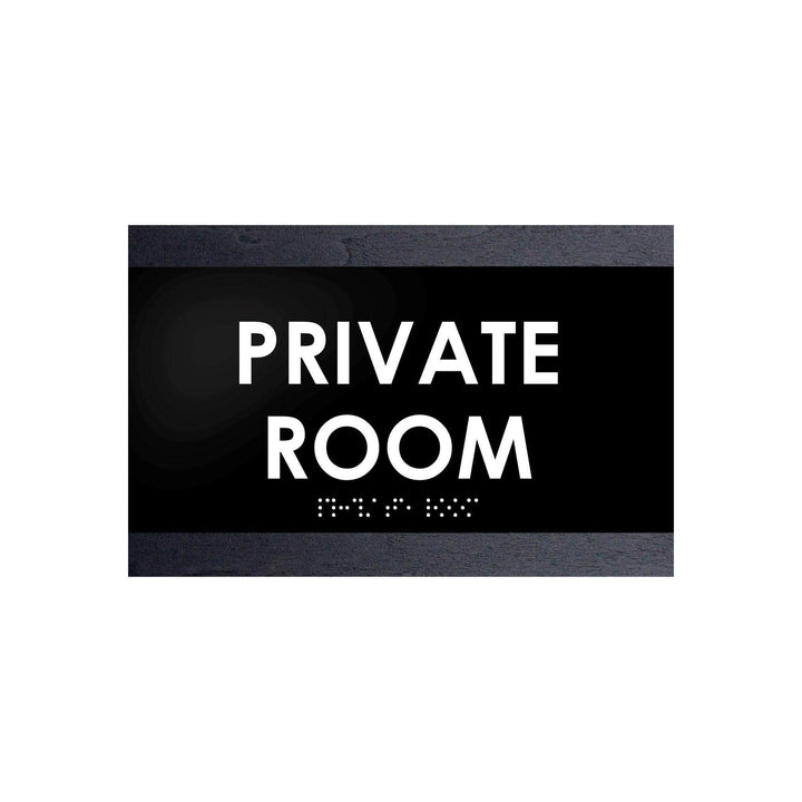 Door Signs - Private Room Sign - Wood Door Plate "Buro" Design Door Signs - Private Room Sign - Wood Door Plate "Buro" Design