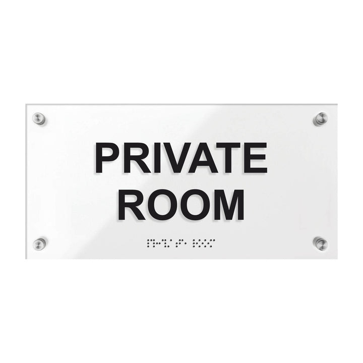 Private Room Signs - Acrylic Door Plate "Classic" Design Private Room Signs - Acrylic Door Plate "Classic" Design