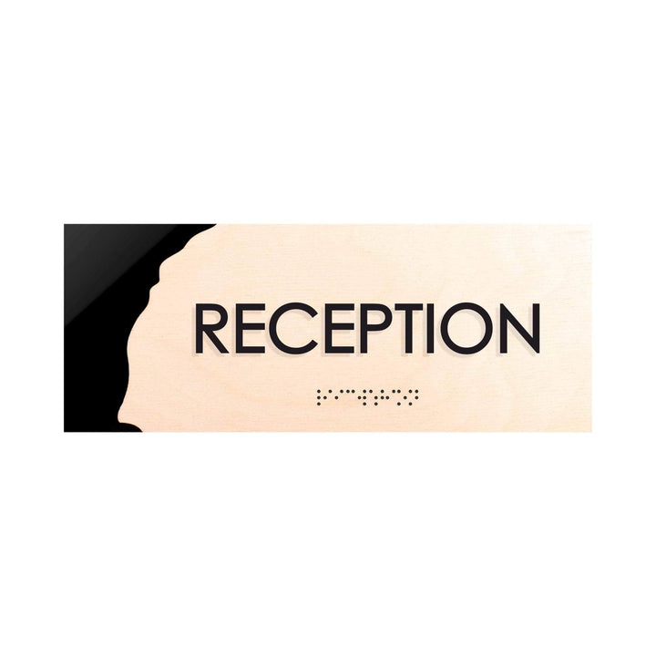 Табличка "Ресепшн": Дерево та акрил — "Sherwood" Дизайн Табличка "Ресепшн": Дерево та акрил — "Sherwood" Дизайн