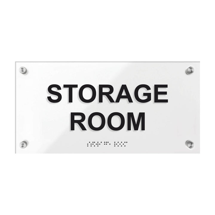 Storage Room Signs - Acrylic Door Plate "Classic" Design Storage Room Signs - Acrylic Door Plate "Classic" Design