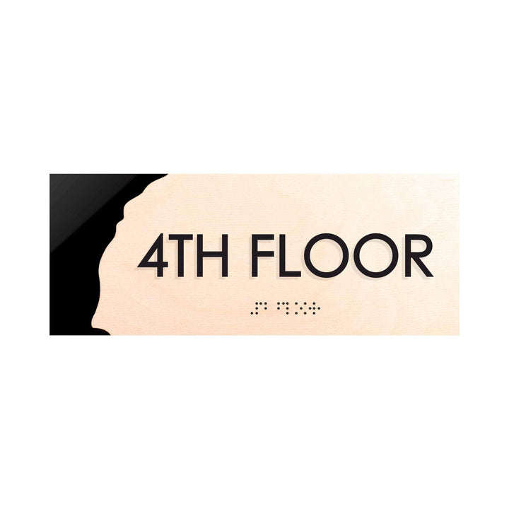 Floor Signs - 4th Floor "Sherwood" Design Floor Signs - 4th Floor "Sherwood" Design