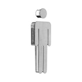 Табличка "Чоловічий туалет": Нержавіюча сталь та акрил — «Single» дизайн