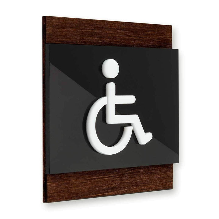 Interior Wheelchair Bathroom Door Sign Bathroom Signs Indian Rosewood Bsign Interior Wheelchair Bathroom Door Sign Bathroom Signs Indian Rosewood Bsign