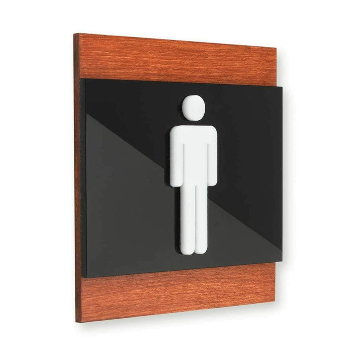 Wood Restroom Sign for Man Bathroom Signs Walhunt Bsign Wood Restroom Sign for Man Bathroom Signs Walhunt Bsign