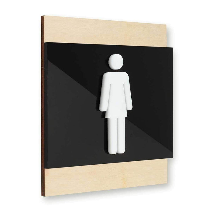 Woman Wood Signs for Bathroom Bathroom Signs Natural wood Bsign Woman Wood Signs for Bathroom Bathroom Signs Natural wood Bsign