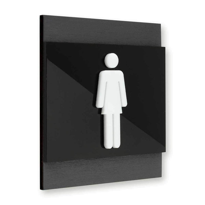 Woman Wood Signs for Bathroom Bathroom Signs Anthracite Gray Bsign Woman Wood Signs for Bathroom Bathroom Signs Anthracite Gray Bsign