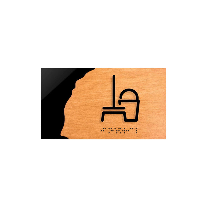 Деревянная табличка «Уборочный инвентарь» — «Sherwood» дизайн Деревянная табличка «Уборочный инвентарь» — «Sherwood» дизайн