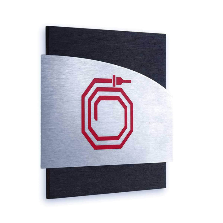 Fire Hydrant Steel Safety Signs Information signs Anthracite Gray Bsign Fire Hydrant Steel Safety Signs Information signs Anthracite Gray Bsign