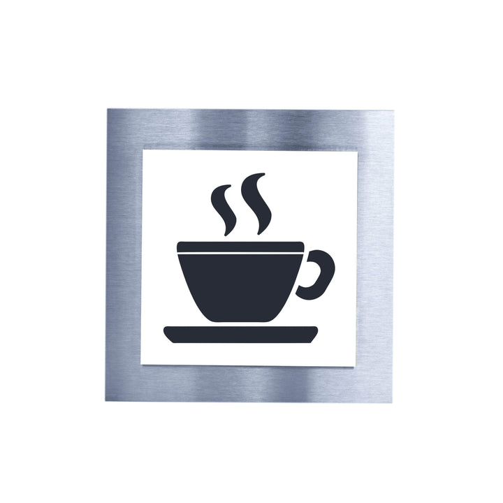 Kitchen Interior Steel Sign Information signs white/black pictogram Bsign Kitchen Interior Steel Sign Information signs white/black pictogram Bsign