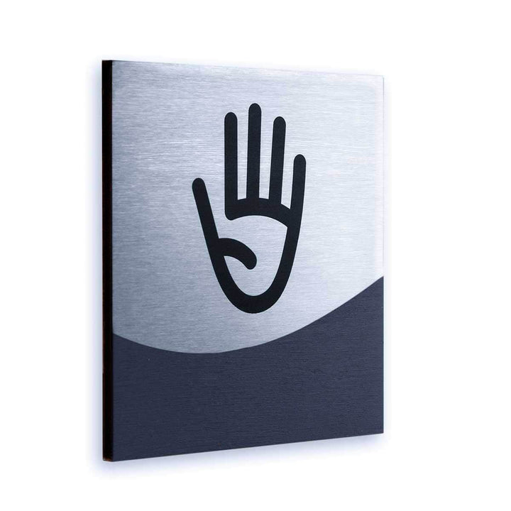 Staff Only Steel Office Door Plates Information signs Anthracite Gray Bsign Staff Only Steel Office Door Plates Information signs Anthracite Gray Bsign