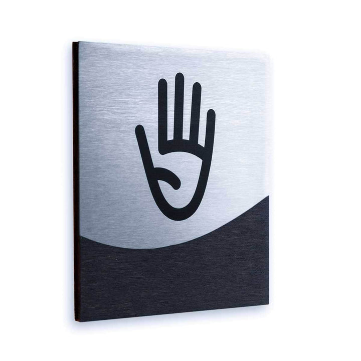 Staff Only Steel Office Door Plates Information signs Dark Wenge Bsign Staff Only Steel Office Door Plates Information signs Dark Wenge Bsign