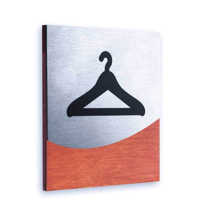 Steel Door Plate for Wardrobe Information signs Redwood Bsign Steel Door Plate for Wardrobe Information signs Redwood Bsign