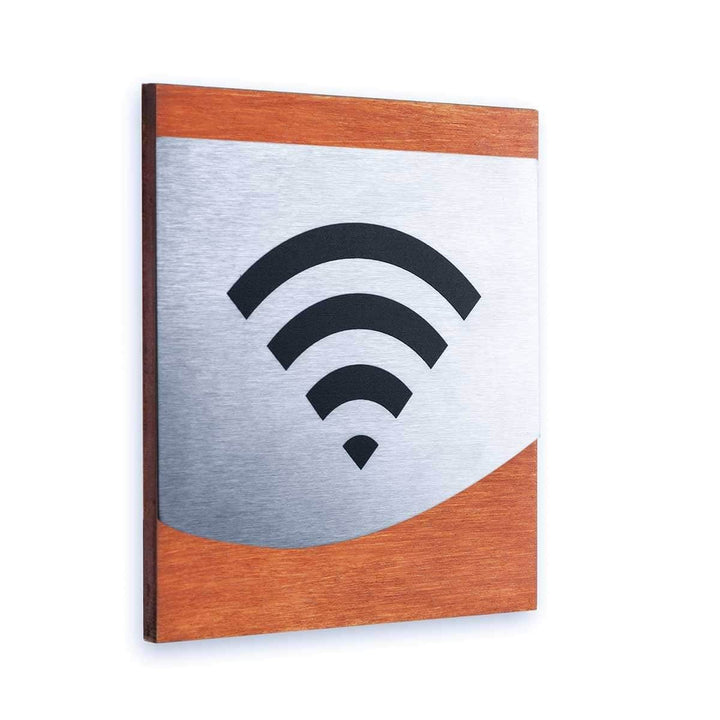 Wi-Fi Steel Sign for Office Information signs Walhunt Bsign Wi-Fi Steel Sign for Office Information signs Walhunt Bsign