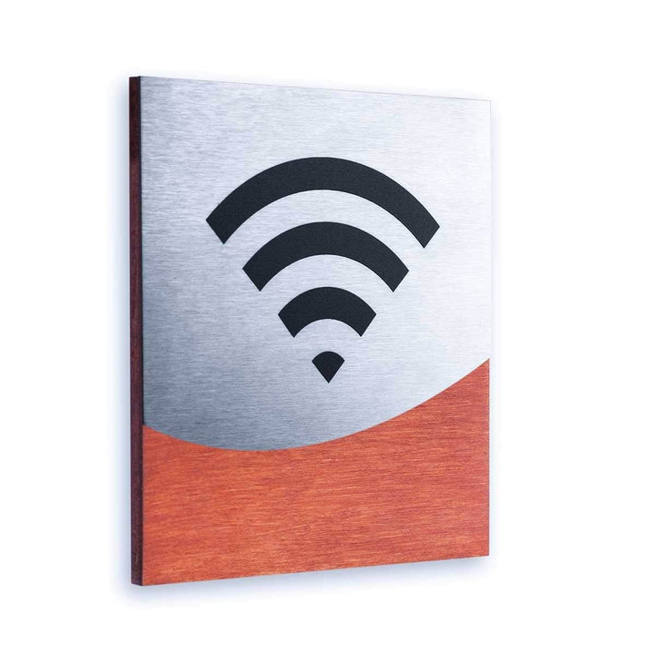 Steel Wi-Fi Signs Information signs Redwood Bsign Steel Wi-Fi Signs Information signs Redwood Bsign