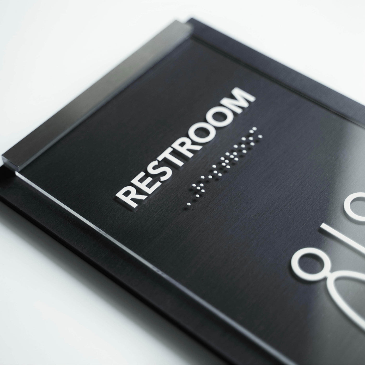 Information signs Meeting Room Sign: Wood & Stainless Steel Plate — "Otherside" Design