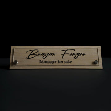 Desk sign Desk Name Sign - Office Decor - Photo #11