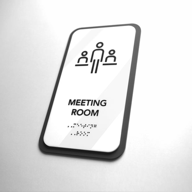 Акриловая табличка «Meeting Room» — "Elegant" дизайн