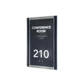 Door Numbers Office Door Number Sign & Name Plates: Stainless Steel & Wood — "Otherside" Design - Photo #12