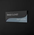 Door Signs Door Sign with Name — Double Acrylic Sign — "Gray Calm" - Photo #10