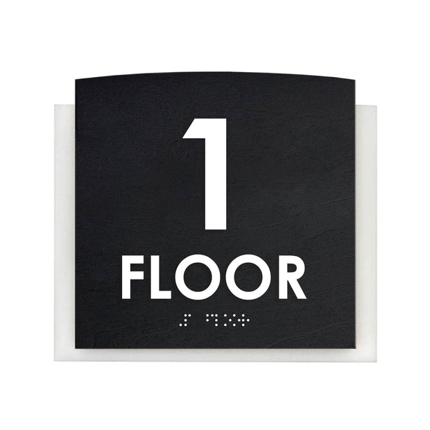 Floor Signs - Sign For 1st Floor "Scandza" Design