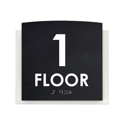 Floor Signs - Sign For 1st Floor "Scandza" Design