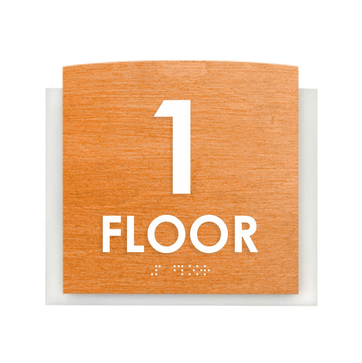 Floor Signs - Sign For 1st Floor "Scandza" Design