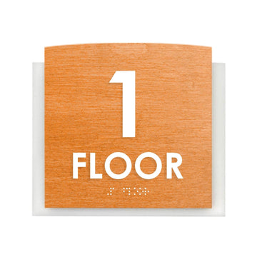 Floor Signs - Sign For 1st Floor "Scandza" Design - Photo #11