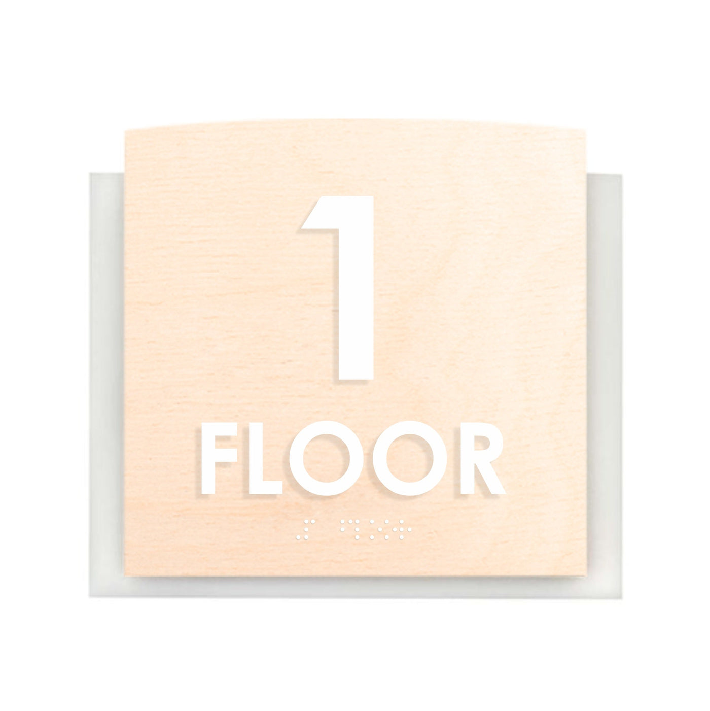 Floor Signs - Sign For 1st Floor "Scandza" Design