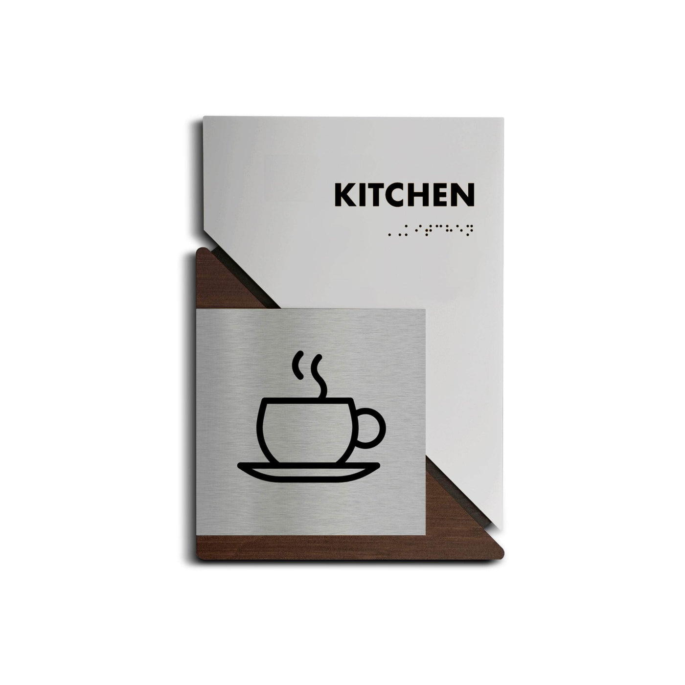 Information signs Interior Acrylic & Wood Sign for Kitchen "Creative" Design