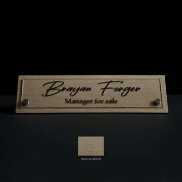 Desk sign Desk Name Sign - Office Decor - Photo #9