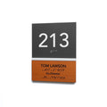 Door Numbers Office Door Number Sign & Name Plates: Acrylic & Wood — "Dragon" Design - Photo #7