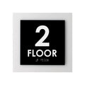 Floor Signs - 2nd Floor Sign - Interior Acrylic Sign - "Simple" Design - Photo #3