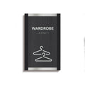 Information signs Wardrobe Closet Sign: Wood Sign — "Otherside" Design - Photo #1