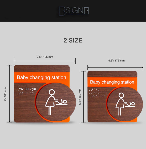 Information signs No Smoking Sign — Wood & Acrylic Door Plate — "Genova" Design