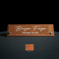 Desk sign Personalized Desk Name Plate: Wood & Acrylic Sign - Photo #6