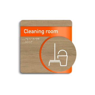 Information signs Cleaning Room Signage - "Genova" Design - Photo #1