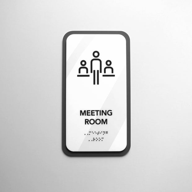 Акриловая табличка «Meeting Room» — "Elegant" дизайн