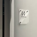 a restroom sign on the wall of a restroom - Photo #4