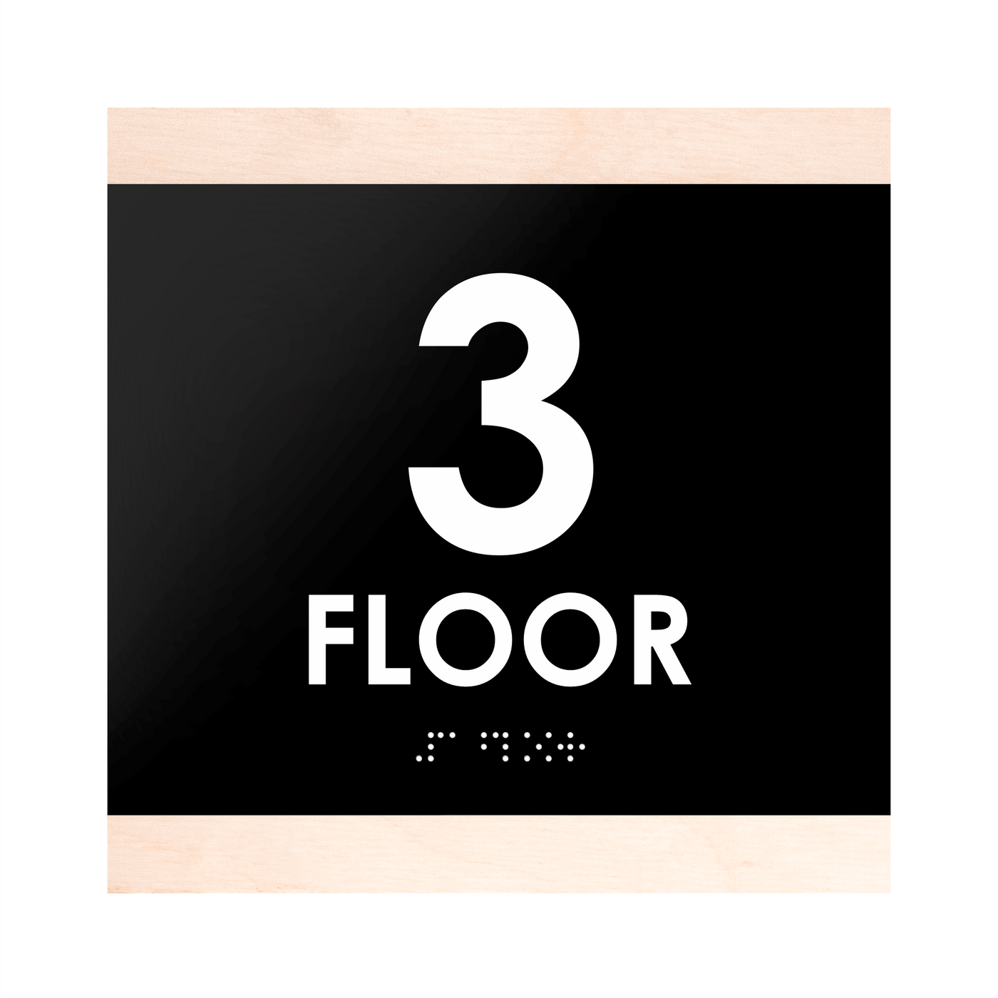 Floor Signs - 3rd Floor Sign "Buro" Design