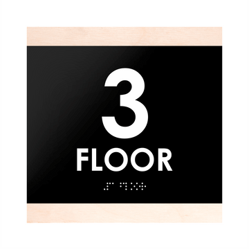 Floor Signs - 3rd Floor Sign "Buro" Design - Photo #6