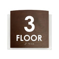 Floor Signs - 3rd Floor Sign "Scandza" Design - Photo #9