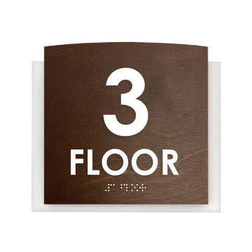 Floor Signs - 3rd Floor Sign "Scandza" Design - Photo #9