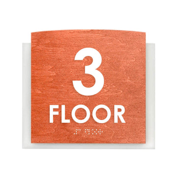 Floor Signs - 3rd Floor Sign "Scandza" Design - Photo #10