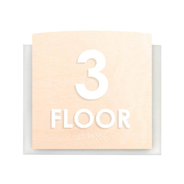 Floor Signs - 3rd Floor Sign "Scandza" Design - Photo #12