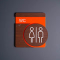 Bathroom Signs All Gender Bathrooms Signs - "Genova" Design - Photo #11