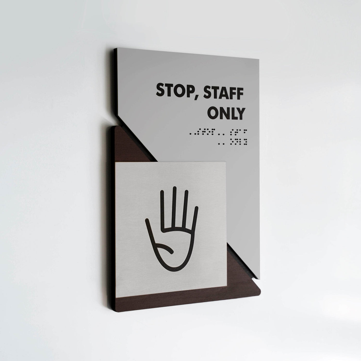 Information signs Wardrobe Closet Sign: Wood Sign — "Creative" Design