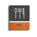 Information signs Interior Acrylic & Wood Sign for Kitchen "Dragon" Design - Photo #1